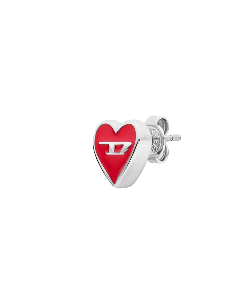 Diesel Ohrstecker aus Edelstahl - Ohrringe - Unisex - Silber Silber