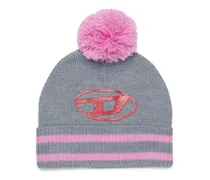 Gestreifte Bommelmütze aus Wollmischung - Weitere Accessoires - Unisex - Bunt