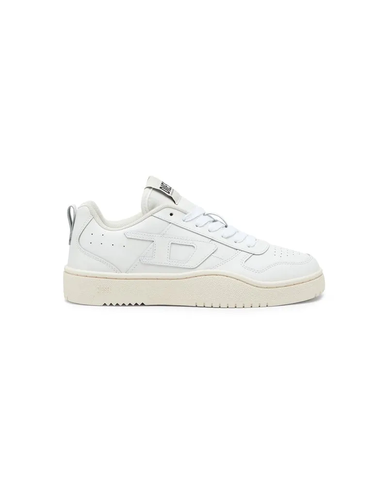 Diesel S-Ukiyo Low-Low Top-Sneakers aus Leder und Nylon - Sneakers - Herren - Weiss Weiss