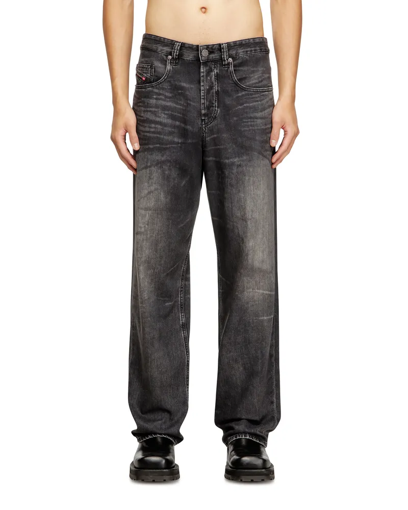 Diesel Relaxed Jeans - 2001 D-Macro - Jeans - Herren - Schwarz Schwarz