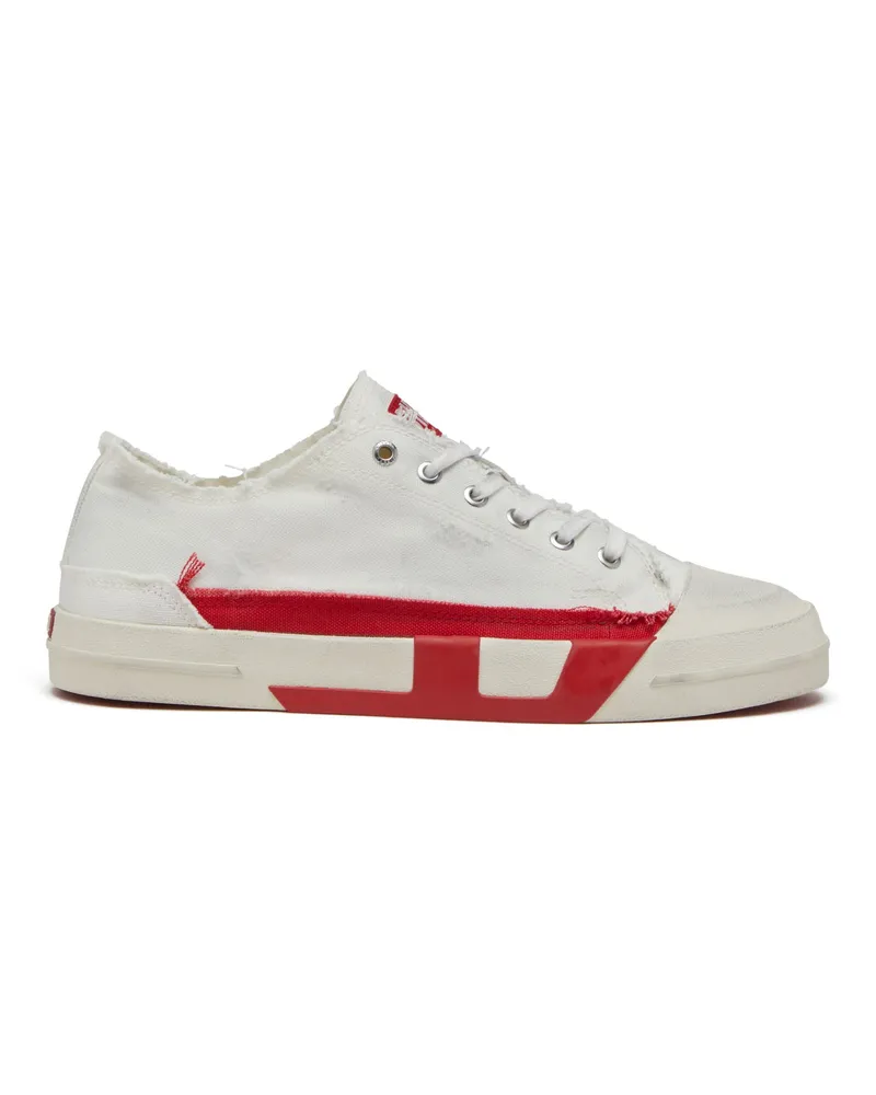 Diesel S-D-Verse-Canvas-Sneakers mit Schmutz-Effekt - Sneakers - Herren - Bunt Bunt