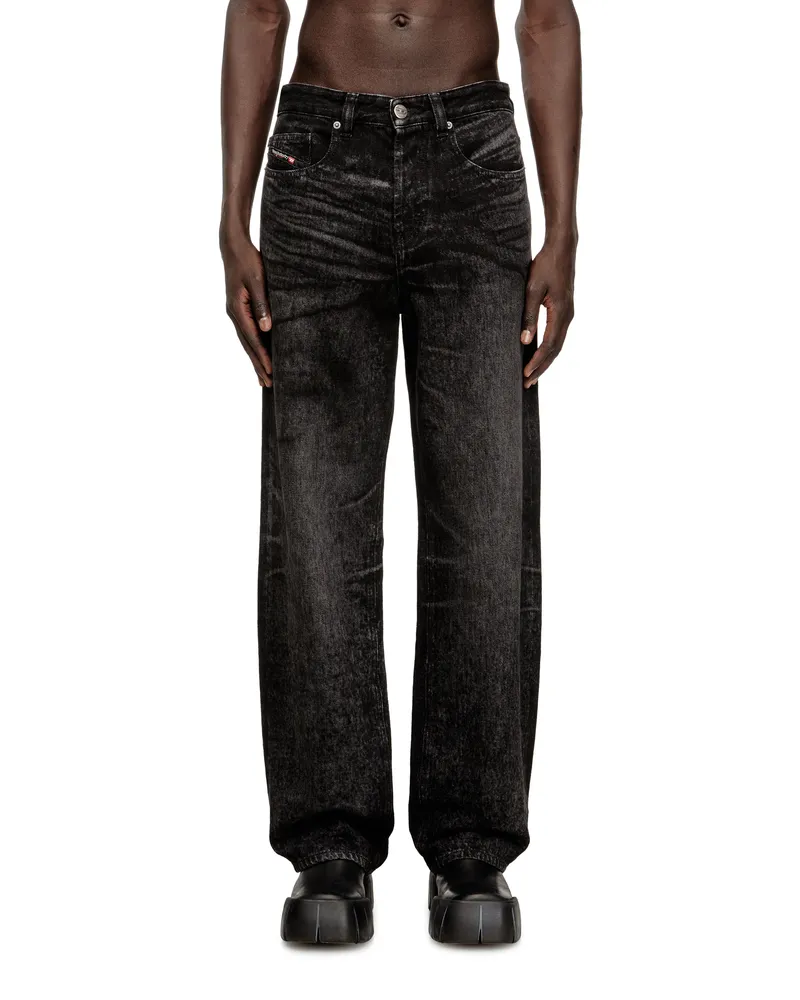 Diesel Relaxed Jeans - 2001 D-Macro - Jeans - Herren - Schwarz Schwarz