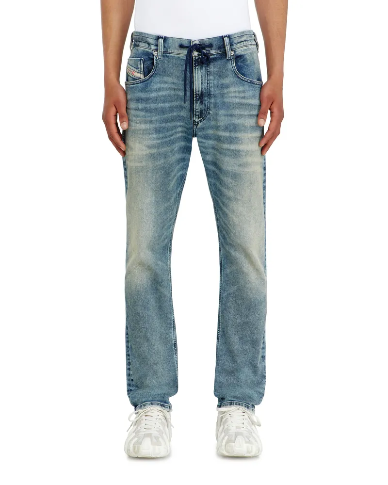 Diesel Regular Regular Waist 2032 D-Krooley Joggjeans - Jeans - Herren - Blau Blau