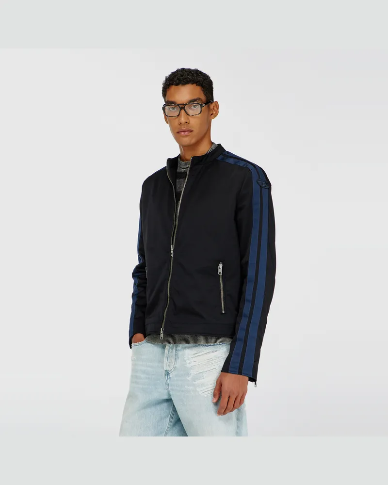 Diesel Sportliche Bikerjacke aus technischer Baumwollmischung - Jacken - Herren - Bunt Bunt