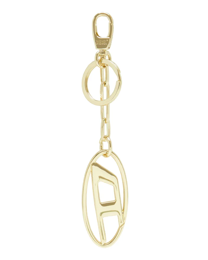 Diesel Schlüsselanhänger aus Metall mit Logo-Plakette - Charms und Schlüsselanhänger - Unisex - Gold Gold