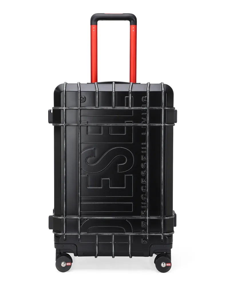 Diesel Robuster Koffer Größe M - Handgepäck Koffer - Unisex - Schwarz Schwarz