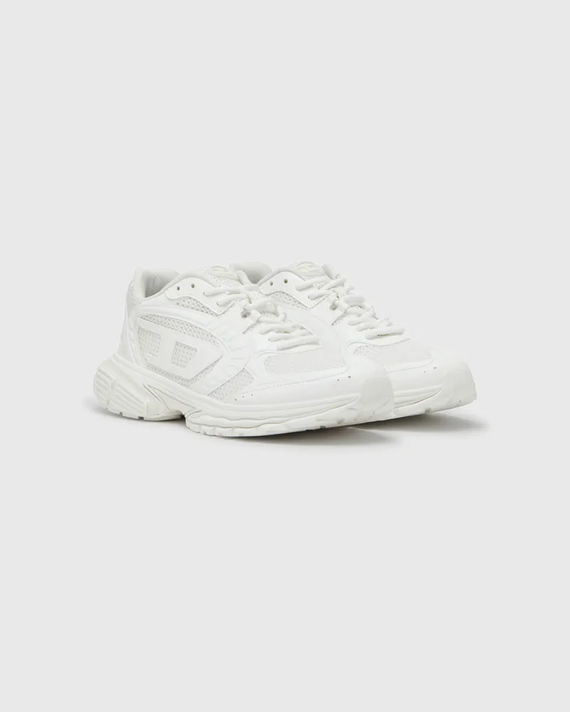 Diesel S-Pro-V-Dense-Einfarbige Sneakers aus Mesh mit Oval D-Logo - Sneakers - Damen - Weiss Weiss