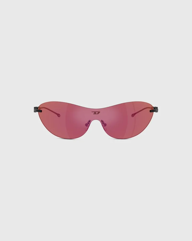 Diesel Ovale Sonnenbrille - Sonnenbrille - Unisex - Violett Violett