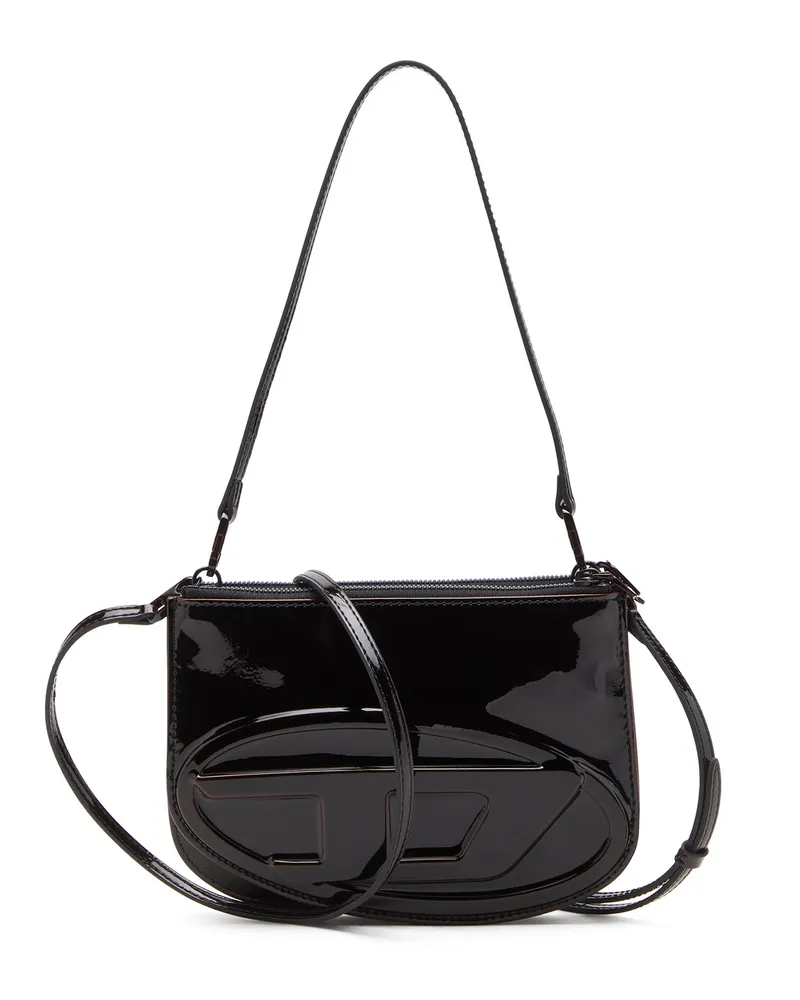 Diesel 1DR Twin-Doppelbeutel-Schultertasche aus flüssigem PU - Schultertaschen - Damen - Rot Rot