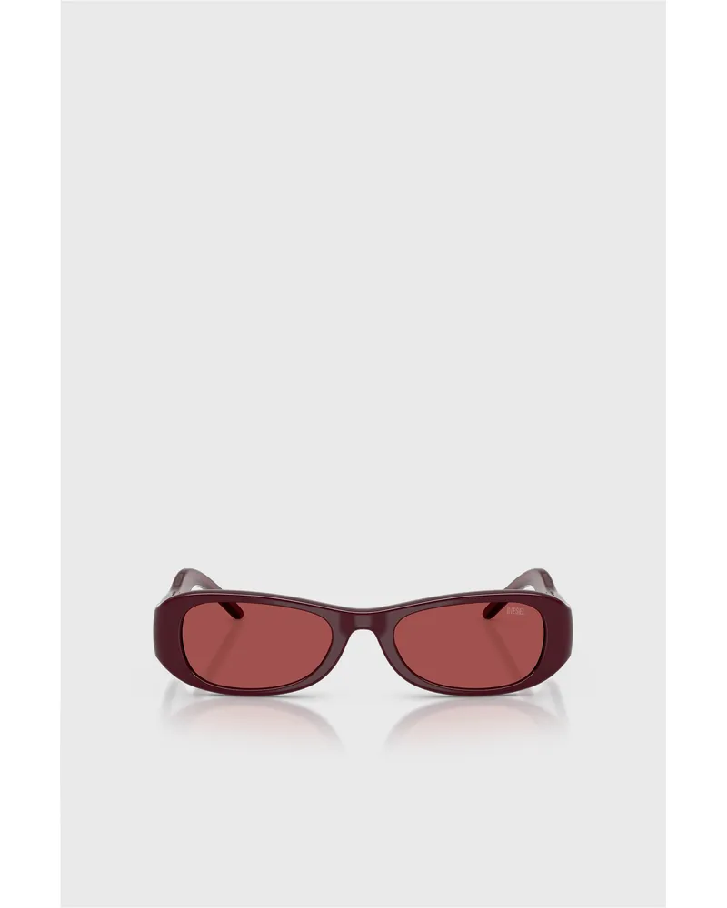 Diesel Pillow-Sonnenbrille - Sonnenbrille - Unisex - Rot Rot