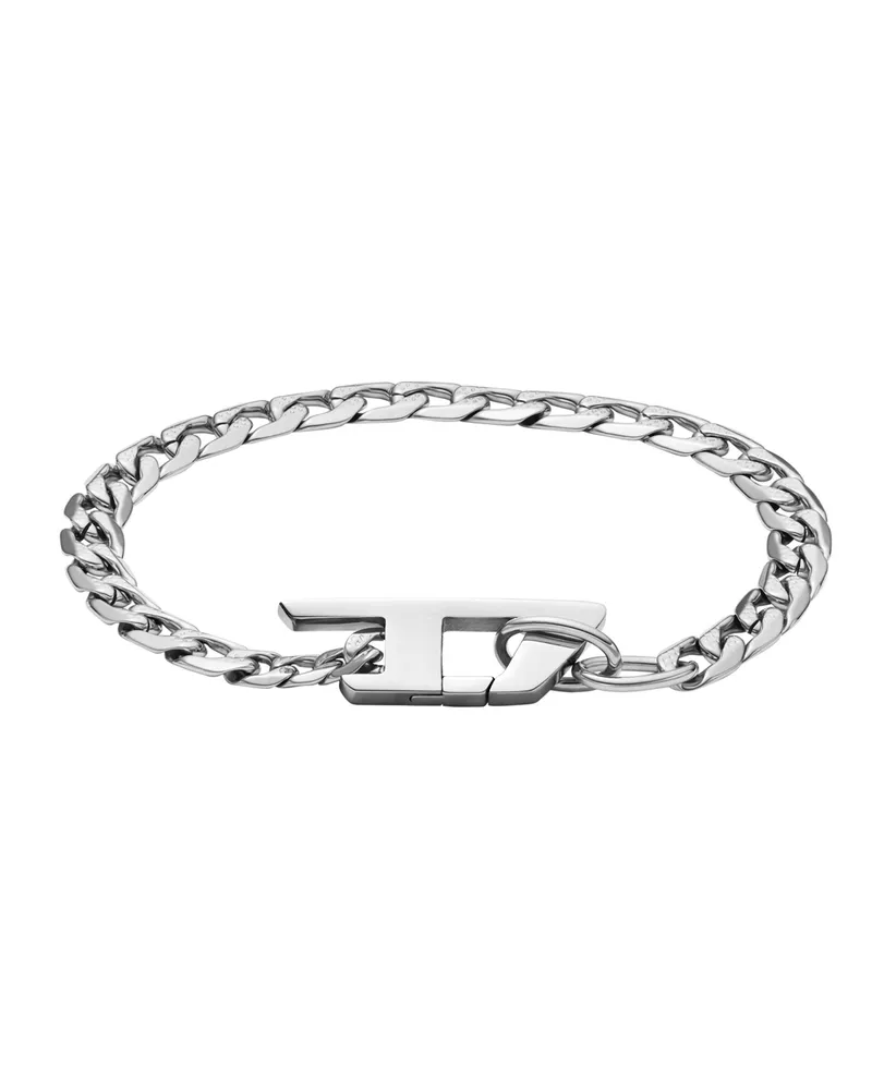 Diesel Kettenarmband aus Edelstahl - Armbänder - Unisex - Silber Silber