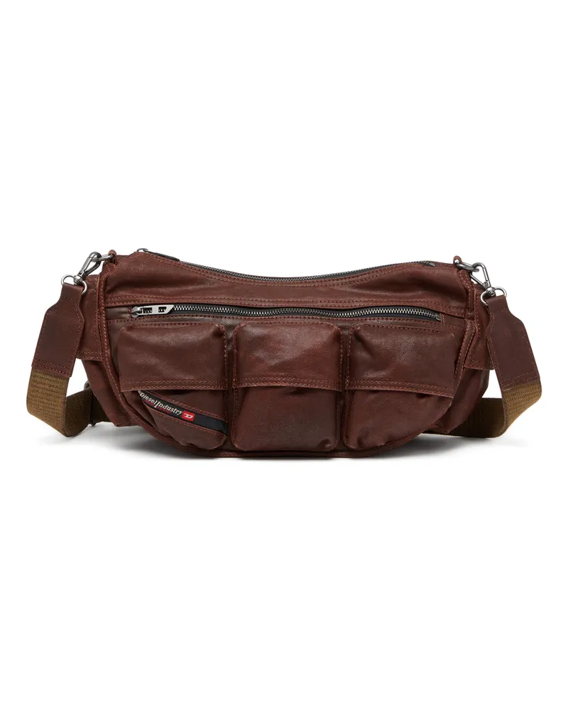 Diesel Multi-Pkts - Baumwolltasche mit mehreren Taschen - Schultertaschen - Unisex - Braun Braun