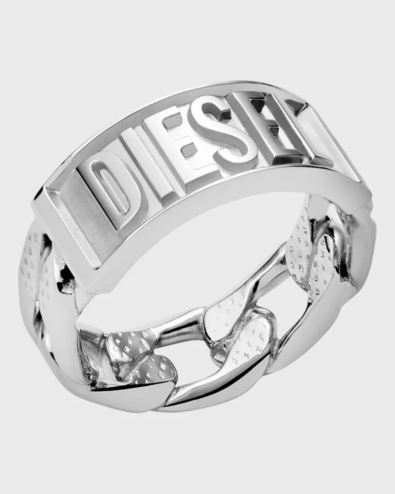 Diesel Edelstahlring - Ringe - Herren - Silber Silber