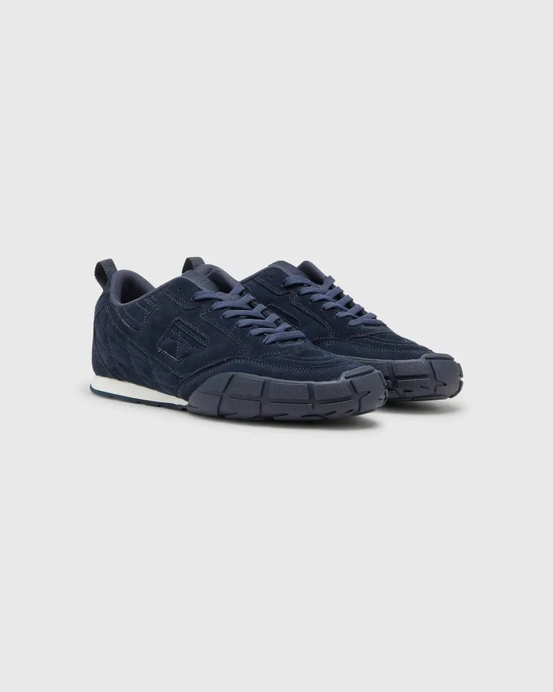 Diesel S-Pagodha-Gesteppte Wildleder-Sneaker - Sneakers - Herren - Blau Blau