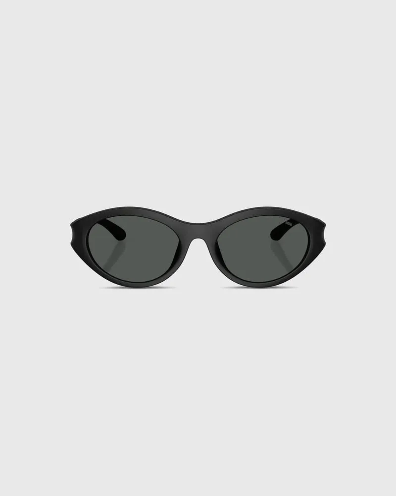 Diesel Ovaler Modell Brille - Sonnenbrille - Unisex - Schwarz Schwarz