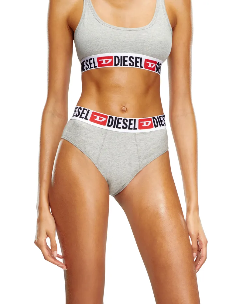 Diesel Gerippte Briefs mit hohem Bund im Dreierpack - Panties - Damen - Bunt Bunt