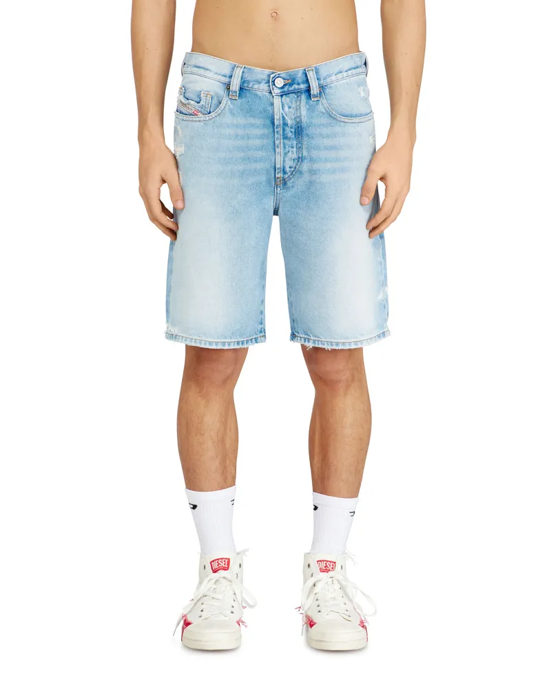 Diesel Shorts aus Destroyed-Denim - Denim Kurze Hose - Herren - Blau Blau