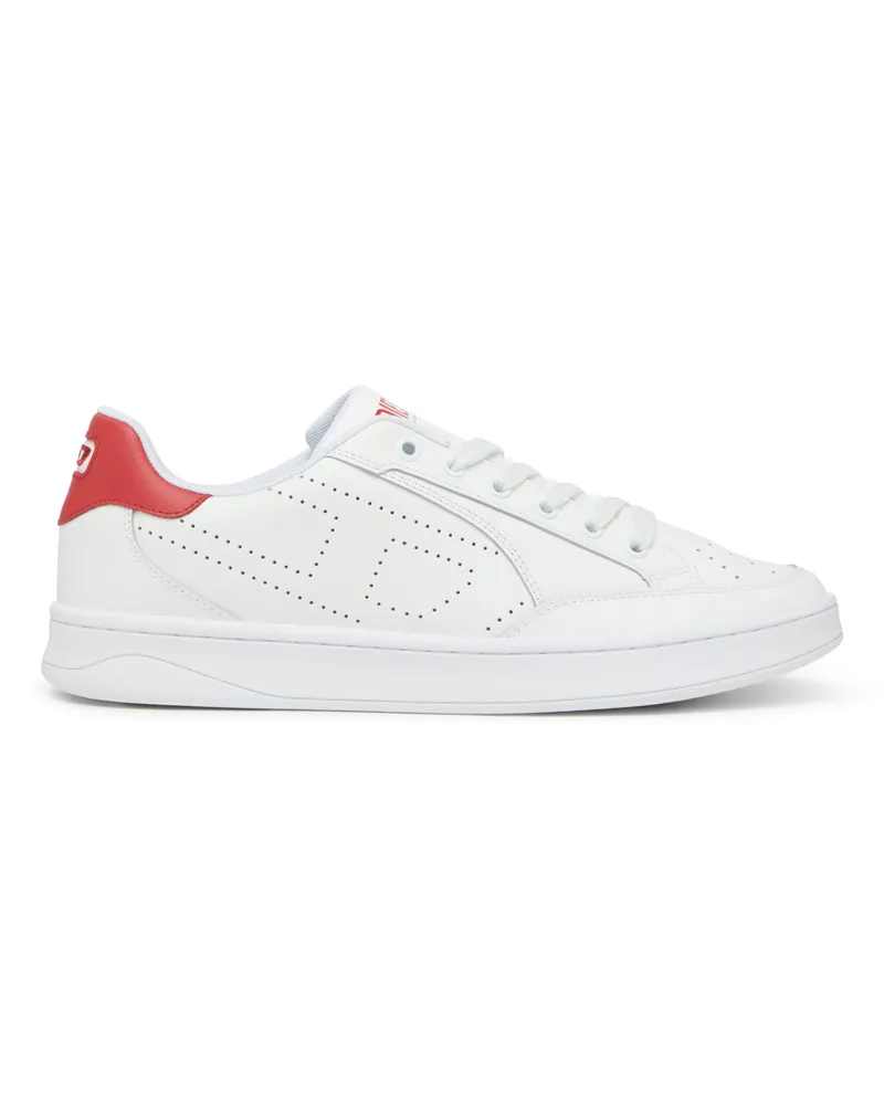 Diesel S-Dakota-Sneakers aus Leder mit perforiertem Logo - Sneakers - Bunt