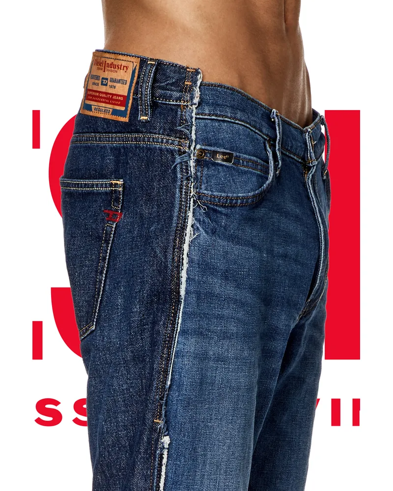 Diesel Regular Jeans - Dieseloves 04 - Jeans - Unisex - Blau Blau