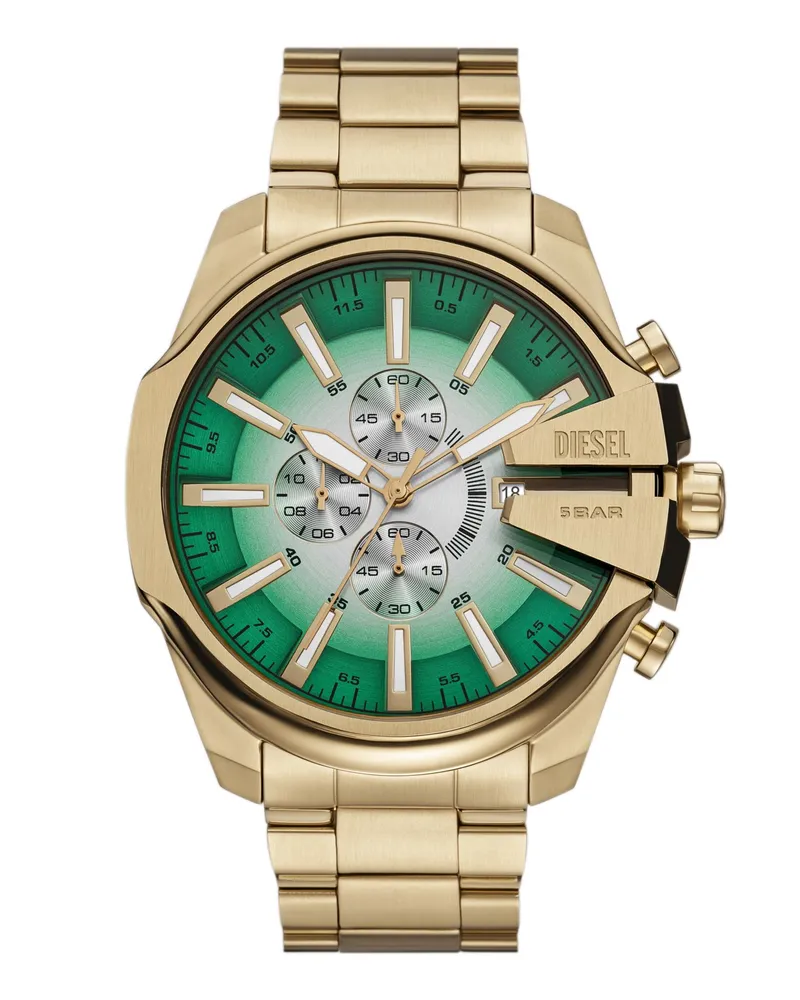 Diesel Mega Chief Slim Armbanduhr aus Edelstahl - Uhren - Herren - Gold Gold