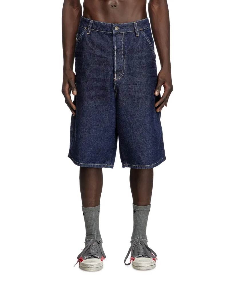 Diesel Utility-Shorts aus Denim in cleaner Waschung - Denim Kurze Hose - Herren - Blau Blau
