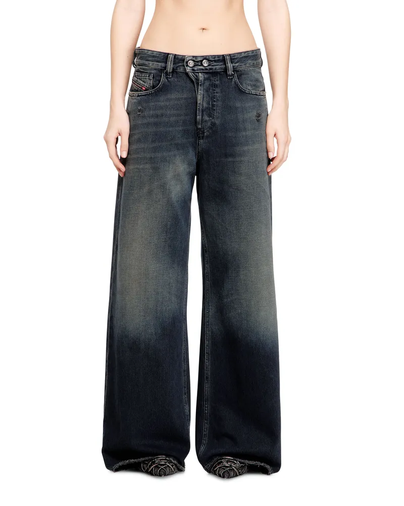 Diesel Relaxed Jeans Low Waist 1996 D-Sire - Jeans - Unisex - Blau Blau