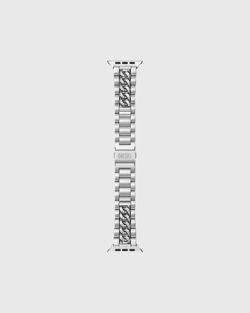 Diesel Edelstahl-Armband für apple watch, 38-49mm - Uhrenarmbänder - Herren - Silber Silber