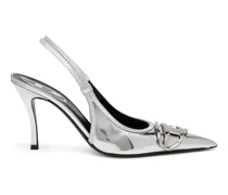 D-Venus-Slingback-Pumps mit Hochglanz-Finish - Pumps - Damen - Silber