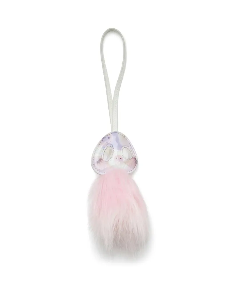 Diesel Schweinenasen-Taschenanhänger mit flauschigem Detail - Charms und Schlüsselanhänger - Damen - Rosa Rosa