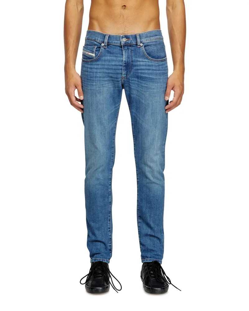 Diesel Slim Jeans Regular Waist 2019 D-Strukt - Jeans - Herren - Blau Blau