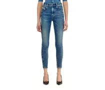 Skinny Jeans High Waist 1984 Slandy-High, Mittelblau, Reißverschluss