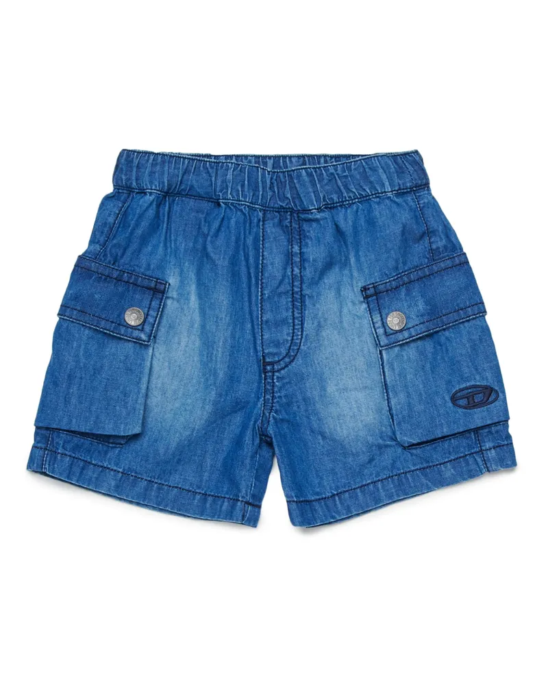 Diesel Denim-Shorts mit Cargotaschen - Kurze Hosen - Herren - Blau Blau