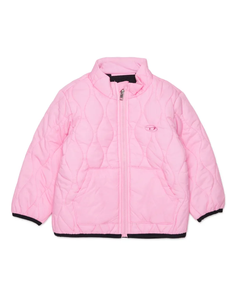 Diesel Steppjacke mit Oval D Stickerei - Jacken - Herren - Rosa Rosa