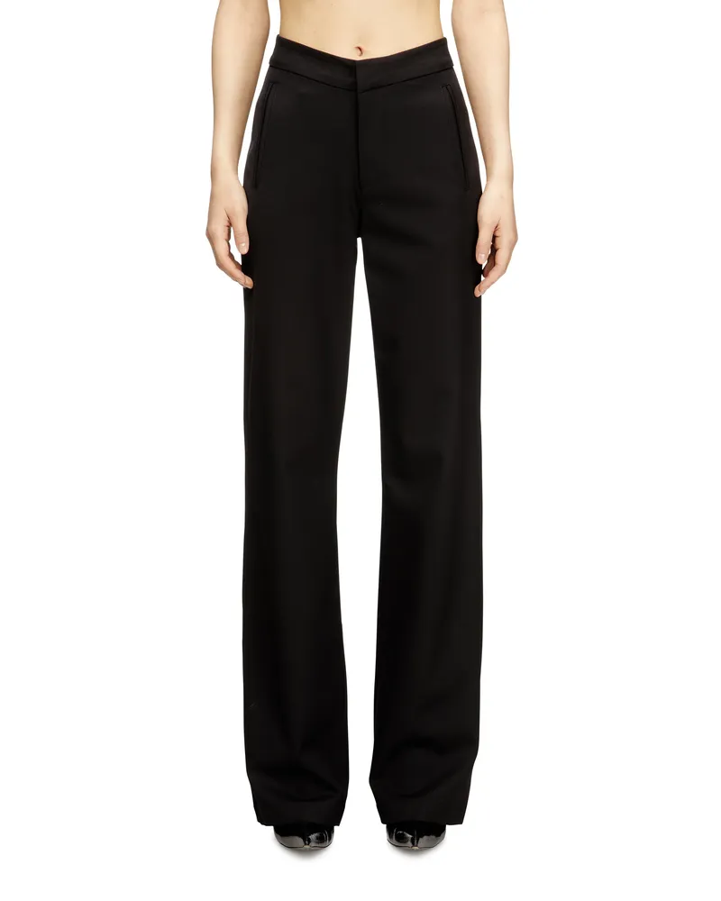 Diesel Hosen aus kühler Wolle - Hosen - Damen - Schwarz Schwarz