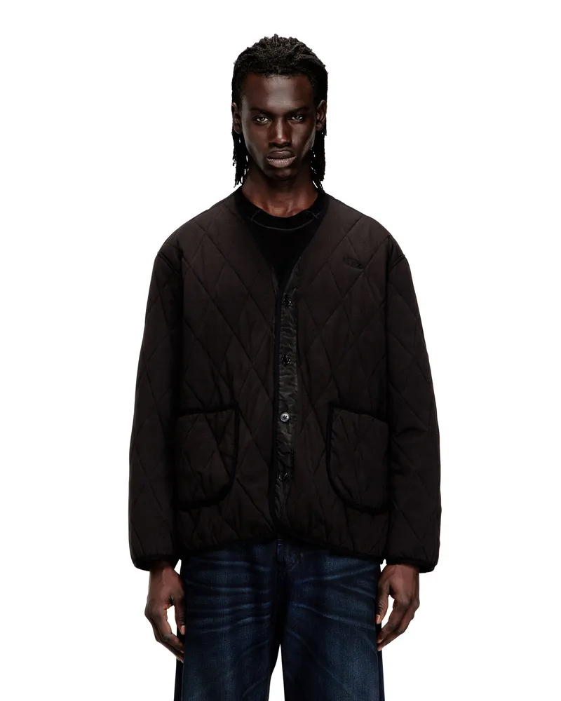 Diesel Jacke im gesteppter Futterstil - Jacken - Herren - Braun Braun