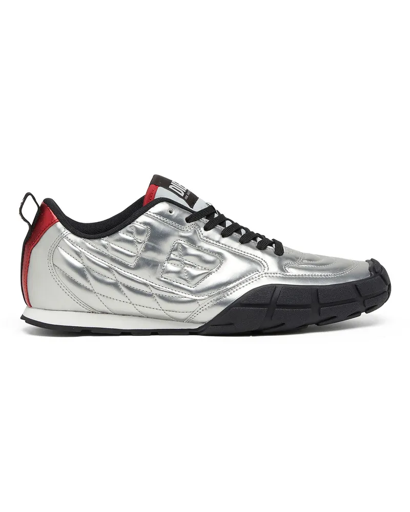 Diesel S-Pagodha-Quilted metallische Sneakers - Sneakers - Herren - Silber Silber
