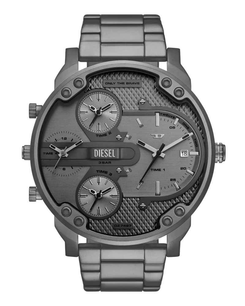 Diesel Mr. Daddy Slim Armbanduhr mit mehreren Uhrwerken - Uhren - Herren - Grau Grau