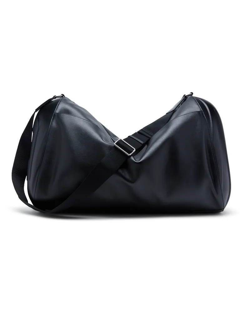 Diesel Last-D-Duffle-Tasche mit Hartschalen-Logo-Seiten - Reisetaschen - Unisex - Schwarz Schwarz