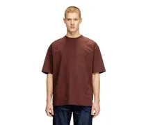T-Shirt mit großer Oval D-Stickerei - T-Shirts - Herren - Braun
