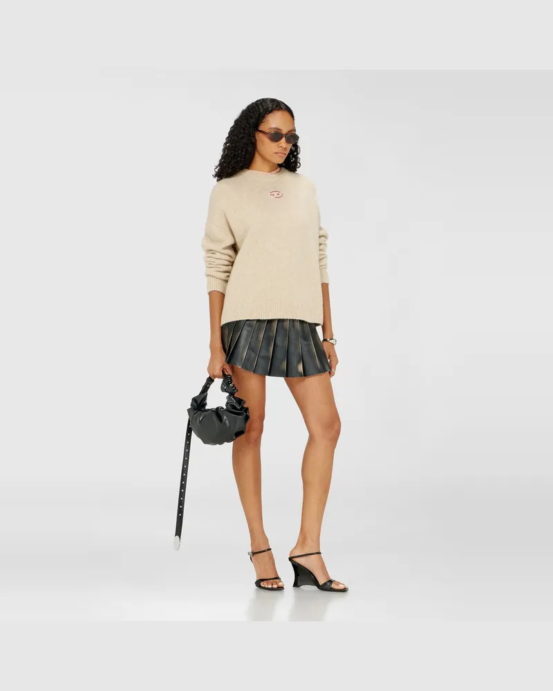 Diesel Pullover aus Woll- und Alpakamischung - Strickwaren - Damen - Beige Beige