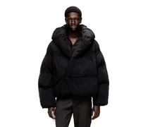 Wickel-Daunen-Jacke aus Stretch-Nylon - Winterjacken - Herren - Schwarz