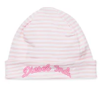 Beanie aus gestreifter Baumwolle - Weitere Accessoires - Unisex - Rosa