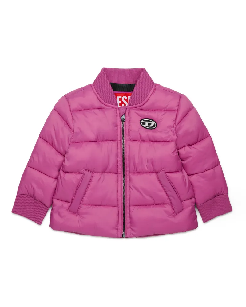 Diesel Bomberjacke aus Nylon mit Reißverschluss - Jacken - Unisex - Violett Violett