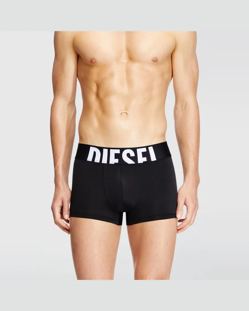 Diesel Retropants im Dreierpack aus Mikrofaser - Boxershorts - Herren - Schwarz Schwarz