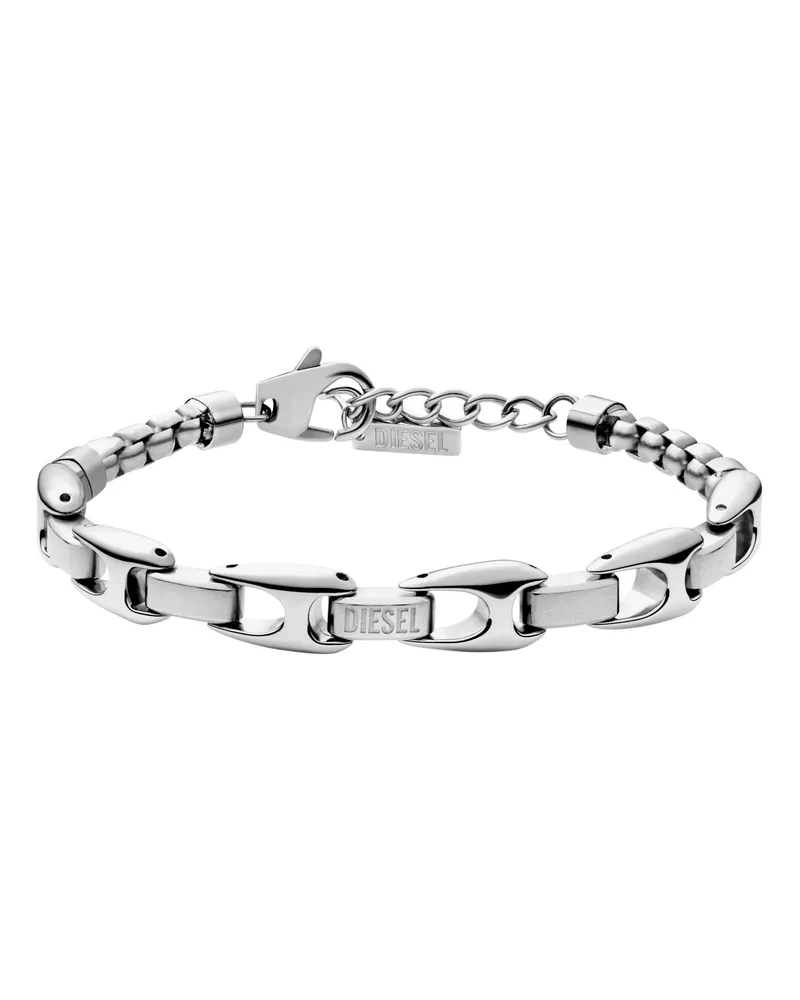 Diesel Armband mit Kettendesign aus Edelstahl - Armbänder - Unisex - Silber Silber