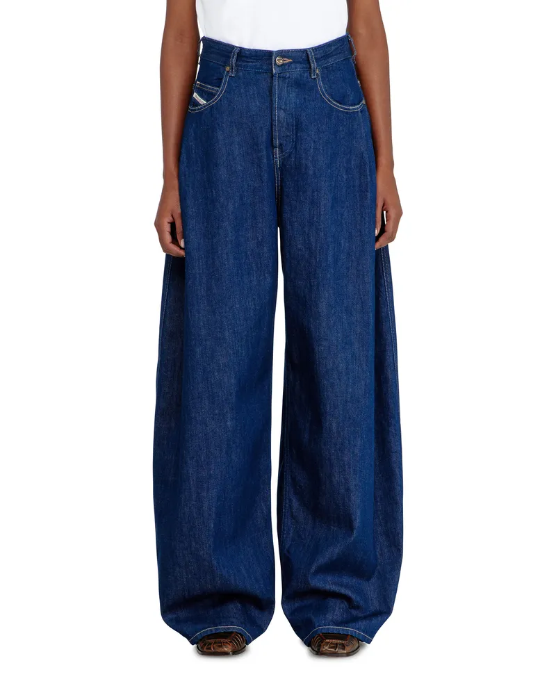 Diesel Relaxed Jeans - 1987 D-Khelz - Jeans - Damen - Blau Blau