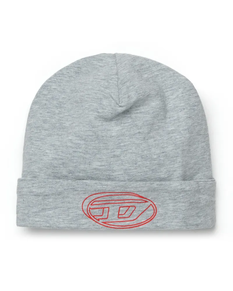 Diesel Baumwollmütze mit Logo - Weitere Accessoires - Unisex - Grau Grau