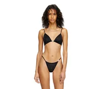 Triangel-BH aus Mikrofaser mit Kristallen - BHs - Damen - Schwarz