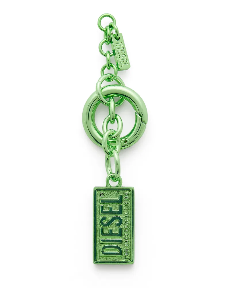 Diesel Metallschlüsselanhänger mit logo Biscotto Charm - Charms und Schlüsselanhänger - Damen - Grün Grün