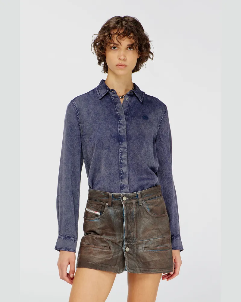 Diesel Hemden - Damen - Blau Blau